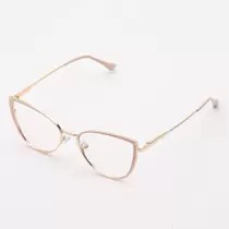 Armação Óculos de Grau Feminina Metal Gatinho